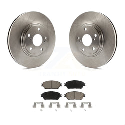 Front Disc Brake Rotors And Ceramic Pads Kit For 2004-2006 Lexus ES330 K8C-100641