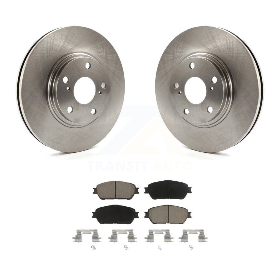 Front Disc Brake Rotors And Ceramic Pads Kit For 2004-2006 Lexus ES330 K8C-100641 by Transit Auto