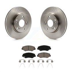 Front Disc Brake Rotors And Ceramic Pads Kit For 2013 Acura ILX 2.0L K8C-100658