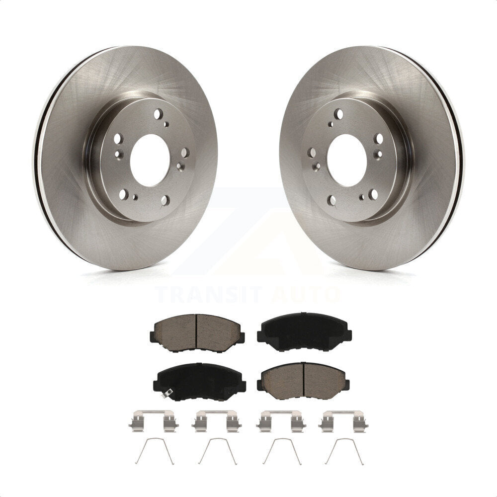 Front Disc Brake Rotors And Ceramic Pads Kit For 2013 Acura ILX 2.0L K8C-100658 by Transit Auto