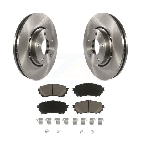 Front Disc Brake Rotors And Ceramic Pads Kit For 2019-2021 Mazda 6 Naturally Aspirated K8C-100662 by Transit Auto