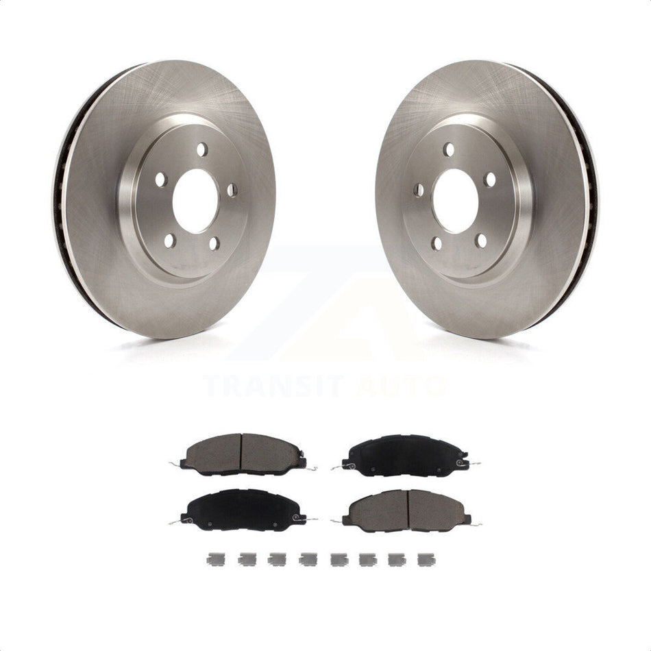 Front Disc Brake Rotors And Ceramic Pads Kit For Ford Mustang K8C-100671 by Transit Auto