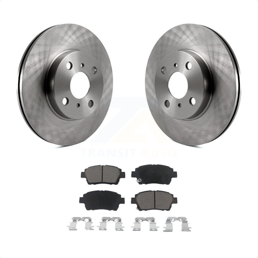 Front Disc Brake Rotors And Ceramic Pads Kit For Toyota Echo MR2 Spyder K8C-100677 by Transit Auto