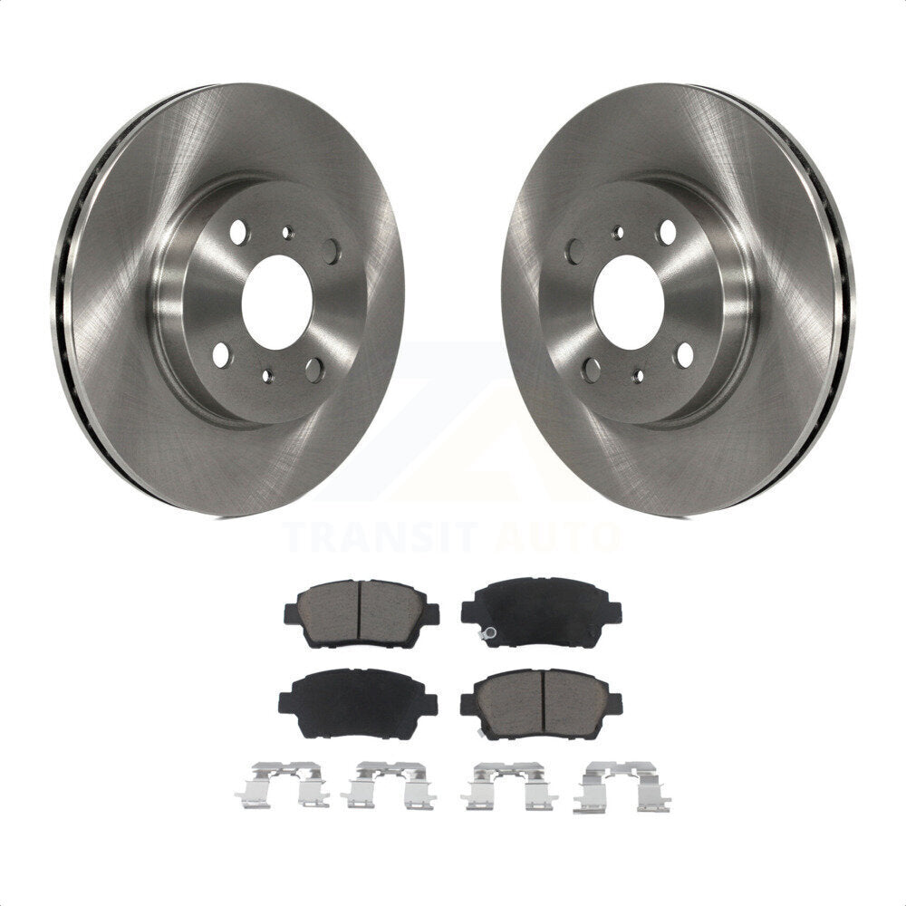 Front Disc Brake Rotors And Ceramic Pads Kit For 2001-2003 Toyota Prius K8C-100680 by Transit Auto