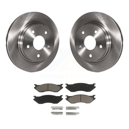 Front Disc Brake Rotors And Ceramic Pads Kit For Dodge Ram 1500 Durango K8C-100688 by Transit Auto