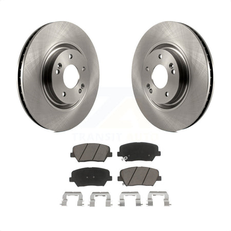 Front Disc Brake Rotors And Ceramic Pads Kit For 2012-2017 Hyundai Azera K8C-100692 by Transit Auto