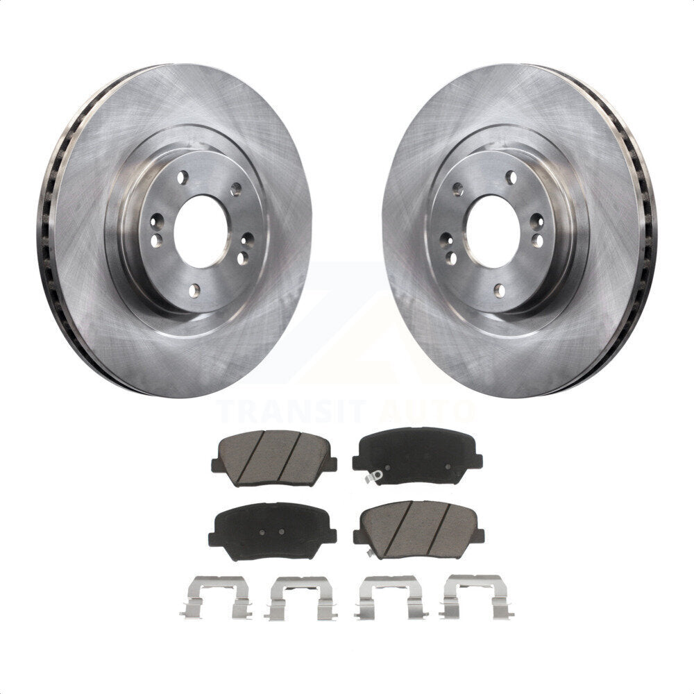 Front Disc Brake Rotors And Ceramic Pads Kit For Hyundai Santa Fe Sport Kia Sorento K8C-100693 by Transit Auto