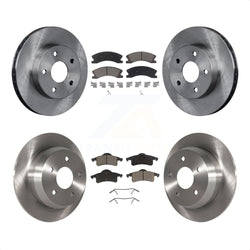 Front Rear Disc Brake Rotors And Ceramic Pads Kit For Jeep Grand Cherokee K8C-100719
