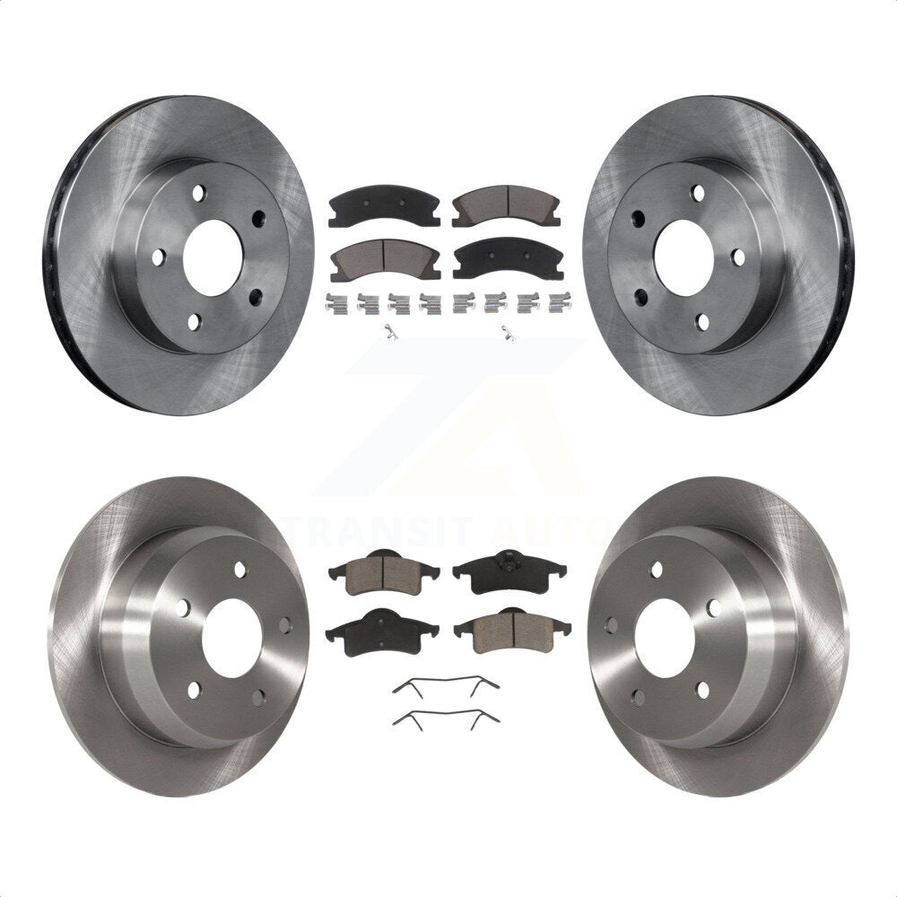 Front Rear Disc Brake Rotors And Ceramic Pads Kit For Jeep Grand Cherokee K8C-100719 by Transit Auto