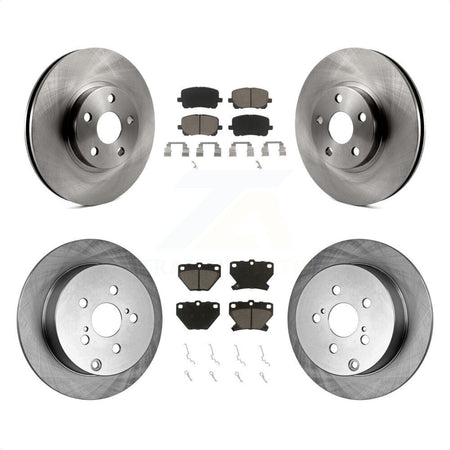 Front Rear Disc Brake Rotors And Ceramic Pads Kit For Toyota Corolla Matrix Pontiac Vibe K8C-100734 by Transit Auto