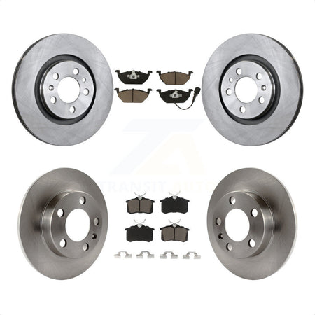 Front Rear Disc Brake Rotors And Ceramic Pads Kit For Volkswagen Beetle Jetta Golf City K8C-100776 by Transit Auto