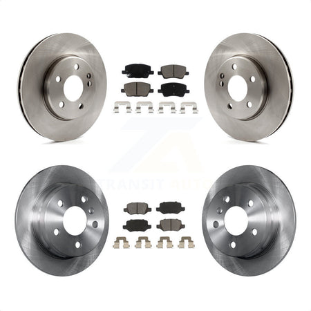 Front Rear Disc Brake Rotors And Ceramic Pads Kit For 2006-2011 Mercedes-Benz B200 K8C-100795 by Transit Auto