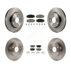 Front Rear Disc Brake Rotors And Ceramic Pads Kit For 2008-2015 Scion xB K8C-100812