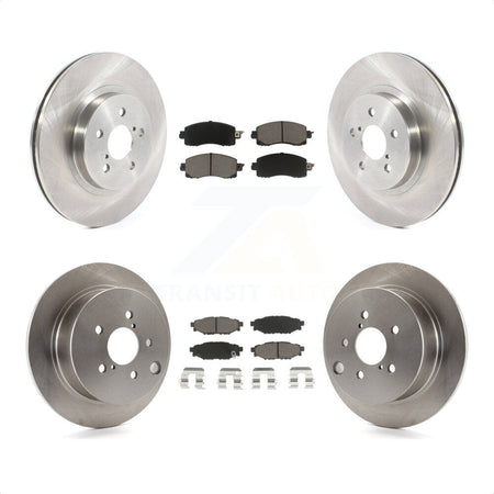 Front Rear Disc Brake Rotors And Ceramic Pads Kit For Subaru Crosstrek Impreza K8C-100821 by Transit Auto