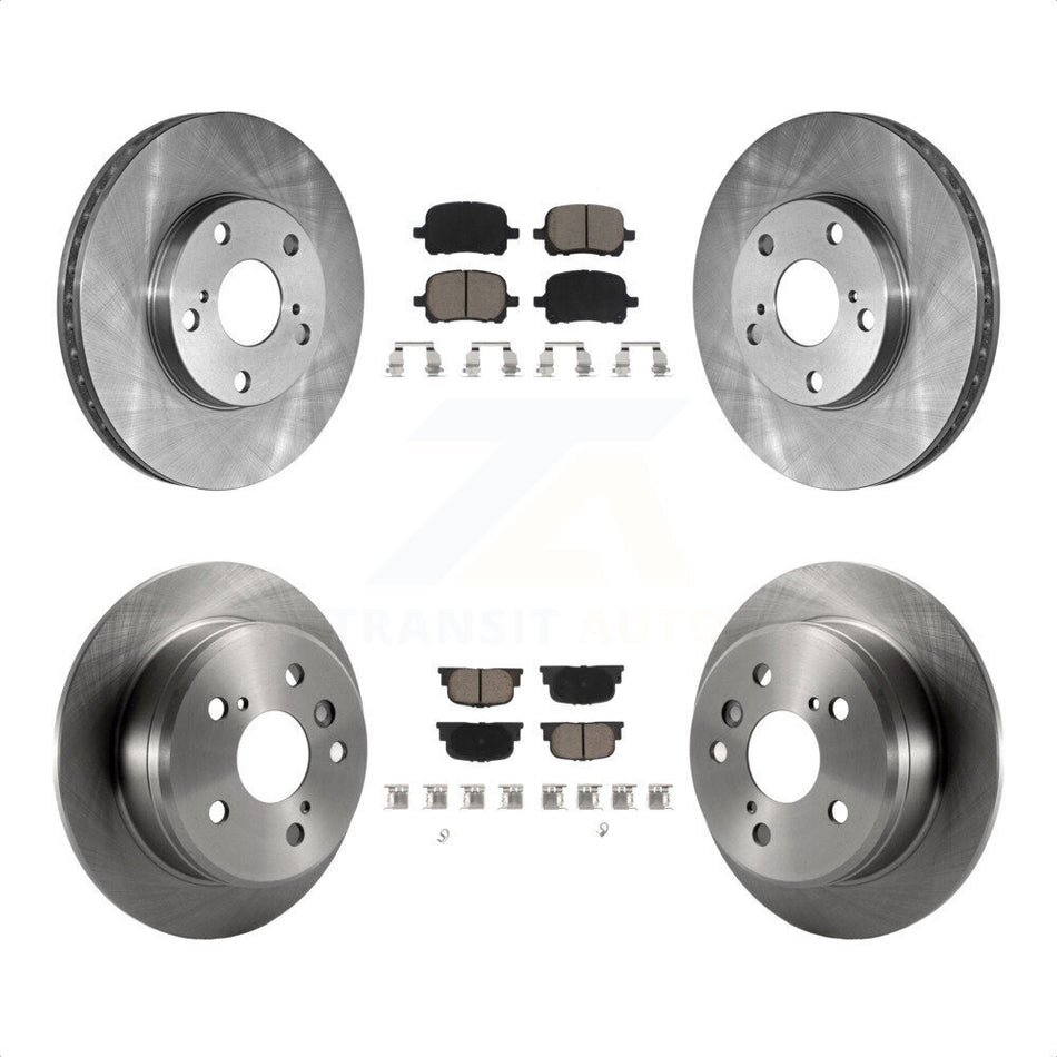 Front Rear Disc Brake Rotors And Ceramic Pads Kit For Toyota Camry Lexus ES300 K8C-100833 by Transit Auto