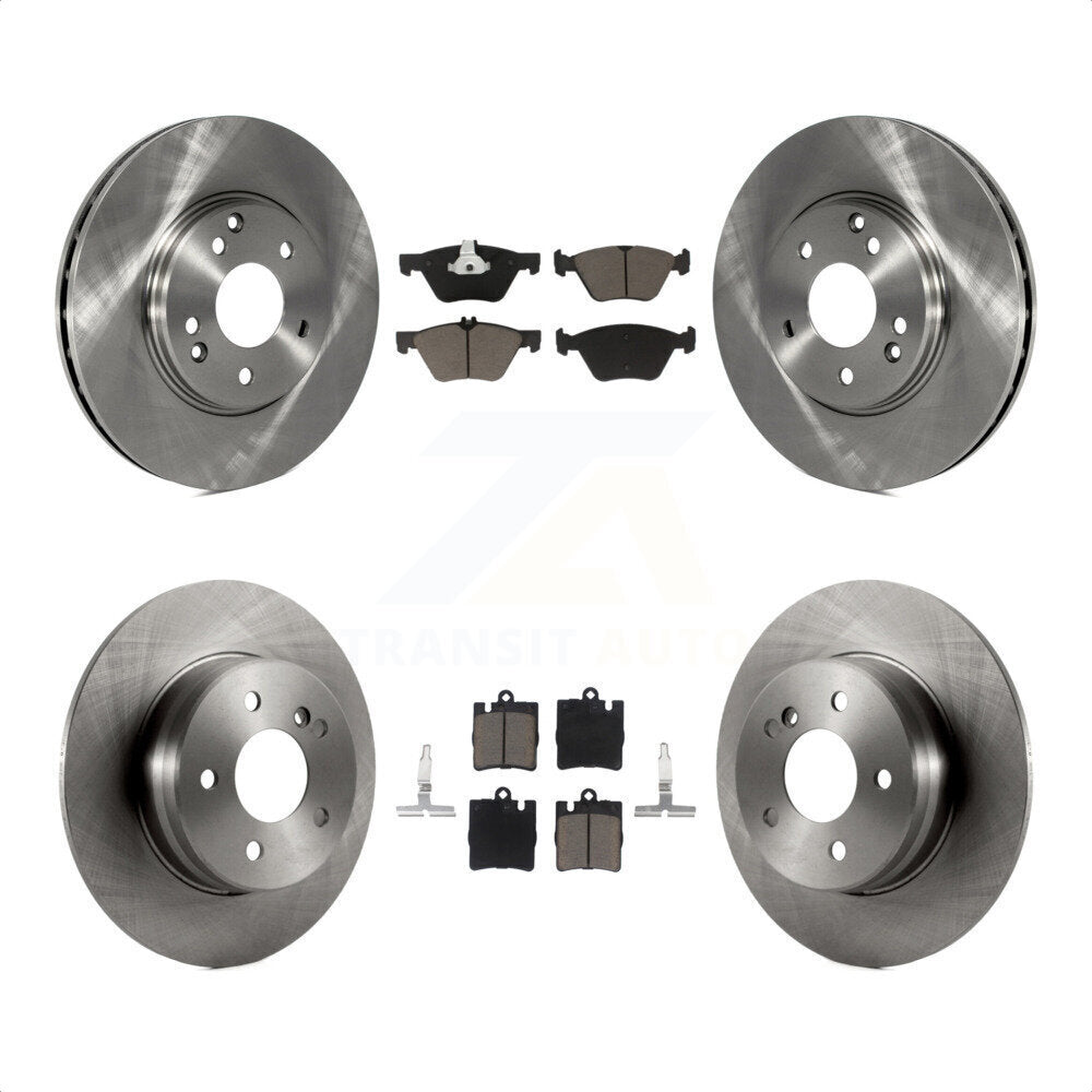 Front Rear Disc Brake Rotors And Ceramic Pads Kit For Mercedes-Benz E320 CLK320 E430 CLK430 K8C-100882 by Transit Auto