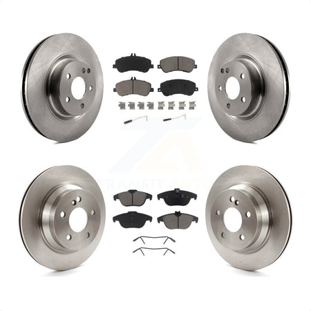 Front Rear Disc Brake Rotors And Ceramic Pads Kit For Mercedes-Benz GLK350 GLK250 K8C-100886 by Transit Auto