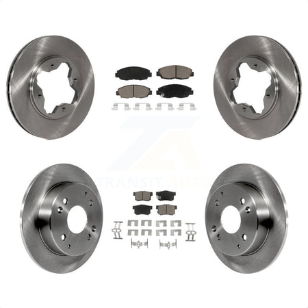 Front Rear Disc Brake Rotors And Ceramic Pads Kit For Honda Accord Acura CL K8C-100904 by Transit Auto