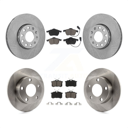 Front Rear Disc Brake Rotors And Ceramic Pads Kit For Volkswagen Passat Audi A4 K8C-100961 by Transit Auto