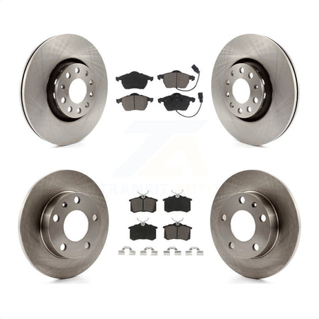 Front Rear Disc Brake Rotors And Ceramic Pads Kit For 2002 Audi S4 K8C-100968 by Transit Auto