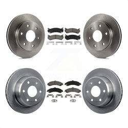 Front Rear Disc Brake Rotors And Ceramic Pads Kit For Chevrolet Silverado 1500 GMC Tahoe Sierra Suburban Yukon Avalanche XL Cadillac Escalade ESV EXT K8C-100996