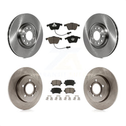 Front Rear Disc Brake Rotors And Ceramic Pads Kit For Audi A4 Quattro K8C-101061