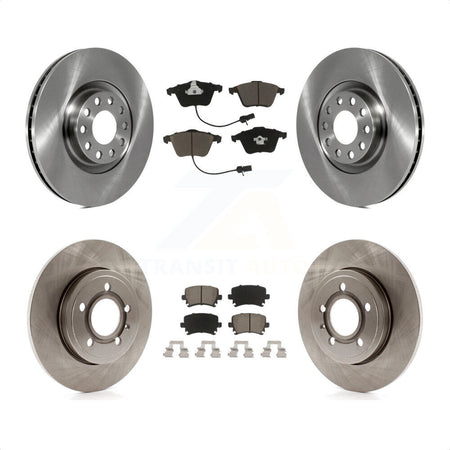 Front Rear Disc Brake Rotors And Ceramic Pads Kit For Audi A4 Quattro K8C-101061 by Transit Auto