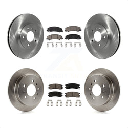 Front Rear Disc Brake Rotors And Ceramic Pads Kit For Chevrolet Impala Monte Carlo K8C-101072