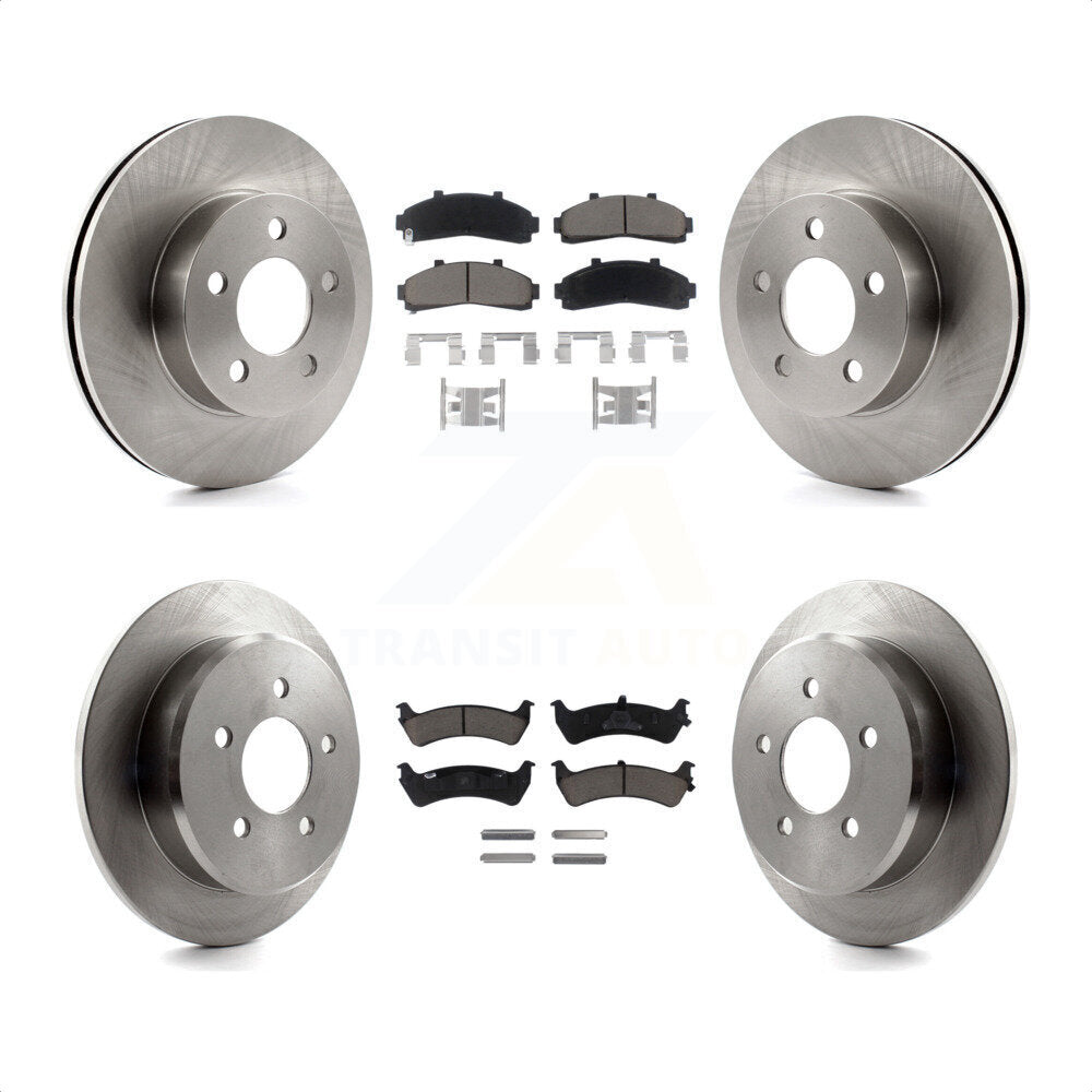 Front Rear Disc Brake Rotors And Ceramic Pads Kit For Ford Ranger Explorer Mercury Mountaineer K8C-101087 by Transit Auto