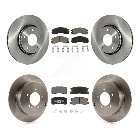 Front Rear Disc Brake Rotors And Ceramic Pads Kit For Mitsubishi Lancer K8C-101090 by Transit Auto