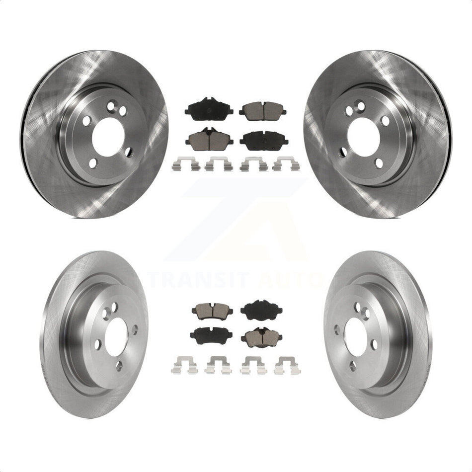 Front Rear Disc Brake Rotors And Ceramic Pads Kit For Mini Cooper K8C-101097 by Transit Auto