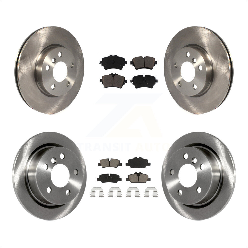 Front Rear Disc Brake Rotors And Ceramic Pads Kit For Mini Cooper K8C-101098 by Transit Auto