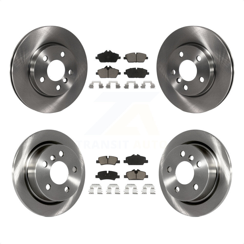 Front Rear Disc Brake Rotors And Ceramic Pads Kit For Mini Cooper K8C-101105 by Transit Auto