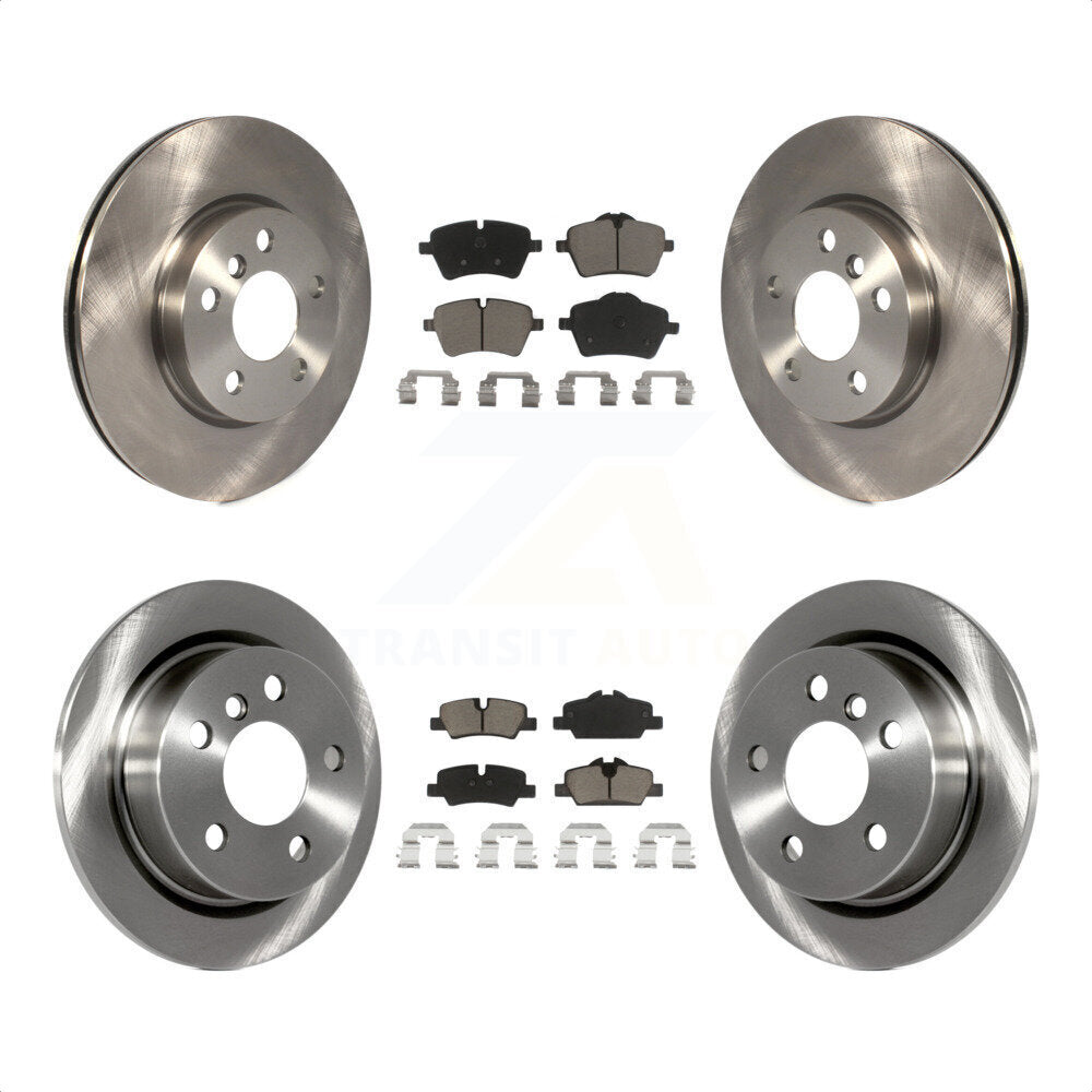 Front Rear Disc Brake Rotors And Ceramic Pads Kit For Mini Cooper K8C-101106 by Transit Auto