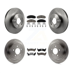 Front Rear Disc Brake Rotors And Ceramic Pads Kit For Ford Explorer Sport Trac 4WD K8C-101167