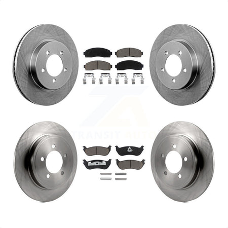 Front Rear Disc Brake Rotors And Ceramic Pads Kit For Ford Explorer Mercury Mountaineer K8C-101168 by Transit Auto