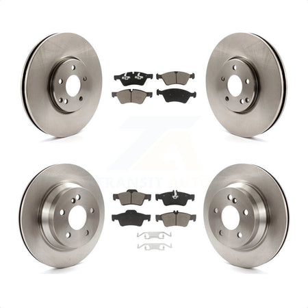 Front Rear Disc Brake Rotors And Ceramic Pads Kit For Mercedes-Benz E550 AWD K8C-101179 by Transit Auto