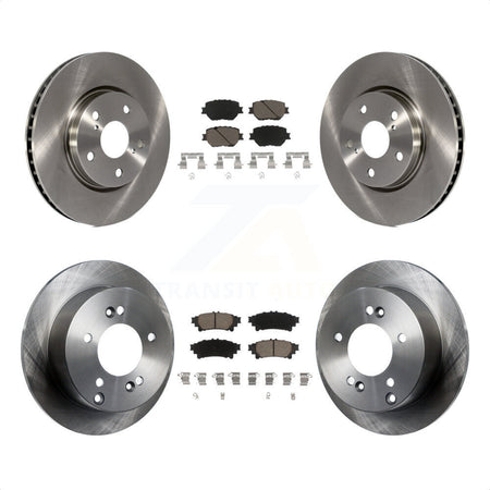 Front Rear Disc Brake Rotors And Ceramic Pads Kit For Lexus IS250 K8C-101194 by Transit Auto