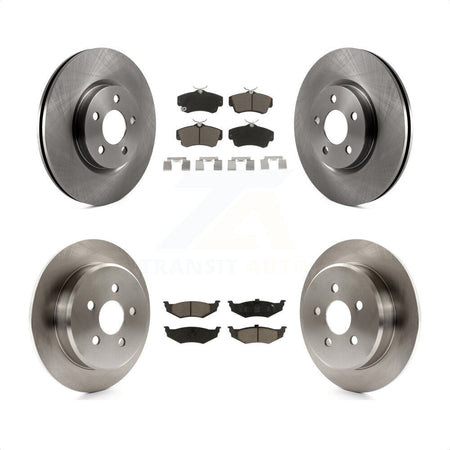 Front Rear Disc Brake Rotors And Ceramic Pads Kit For Chrysler PT Cruiser K8C-101220 by Transit Auto