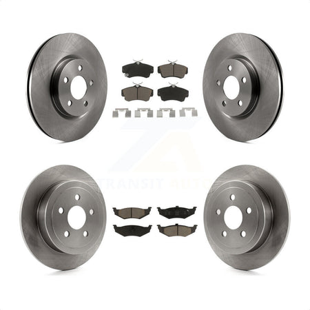 Front Rear Disc Brake Rotors And Ceramic Pads Kit For Chrysler PT Cruiser K8C-101222 by Transit Auto