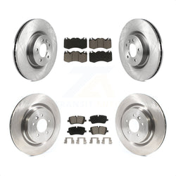 Front Rear Disc Brake Rotors And Ceramic Pads Kit For Land Rover Range Sport With 363mm Diameter Rotor K8C-101228