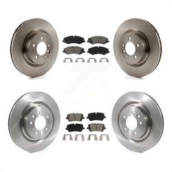 Front Rear Disc Brake Rotors And Ceramic Pads Kit For Land Rover Range Sport Discovery K8C-101229
