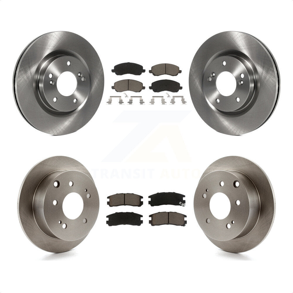Front Rear Disc Brake Rotors And Ceramic Pads Kit For Mitsubishi Galant Eclipse K8C-101255 by Transit Auto