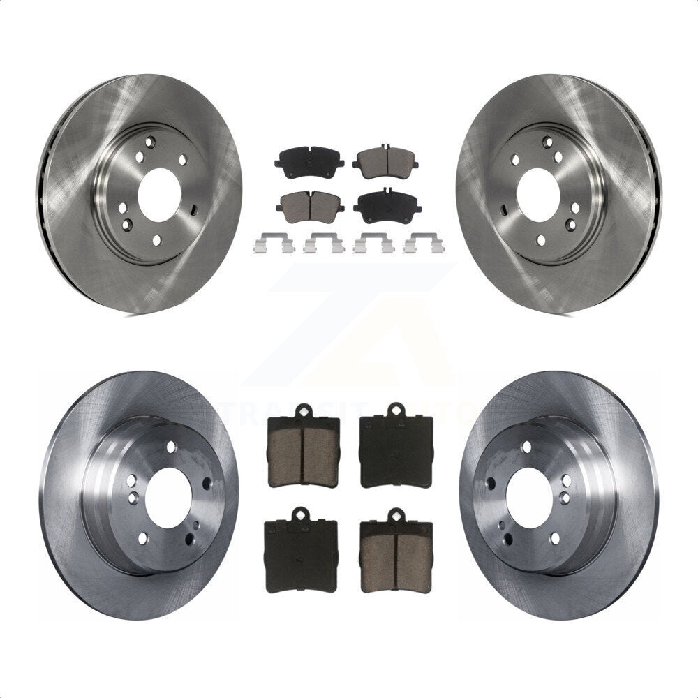 Front Rear Disc Brake Rotors And Ceramic Pads Kit For Mercedes-Benz SLK280 SLK300 K8C-101268 by Transit Auto