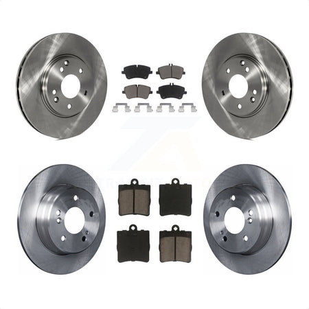 Front Rear Disc Brake Rotors And Ceramic Pads Kit For Mercedes-Benz SLK280 SLK300 K8C-101268 by Transit Auto