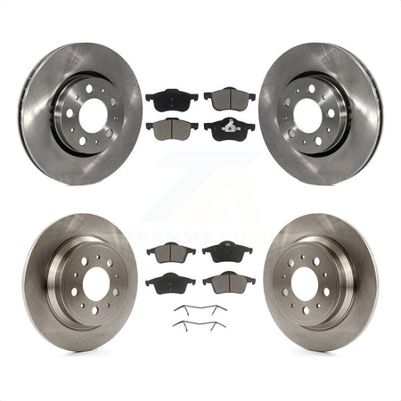 Front Rear Disc Brake Rotors And Ceramic Pads Kit For Volvo S60 V70 XC70 S80 K8C-101271 by Transit Auto