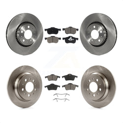 Front Rear Disc Brake Rotors And Ceramic Pads Kit For Volvo S60 V70 XC70 S80 K8C-101272
