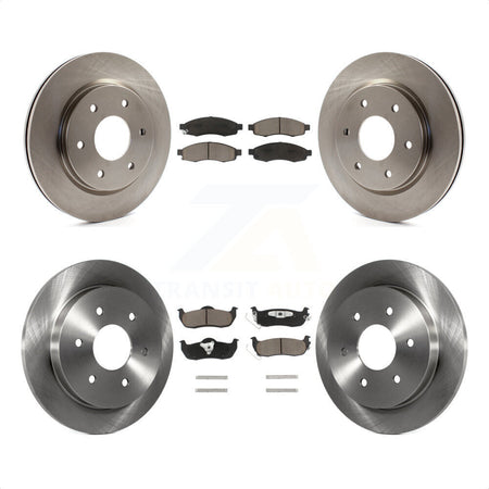 Front Rear Disc Brake Rotors And Ceramic Pads Kit For Nissan TITAN Armada INFINITI QX56 K8C-101276 by Transit Auto