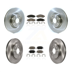 Front Rear Disc Brake Rotors And Ceramic Pads Kit For Cadillac XT5 Buick Enclave XT6 K8C-101278