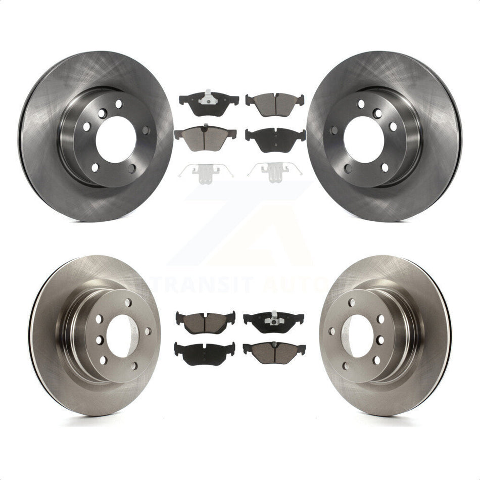 Front Rear Disc Brake Rotors And Ceramic Pads Kit For 2008-2013 BMW 128i K8C-101292 by Transit Auto